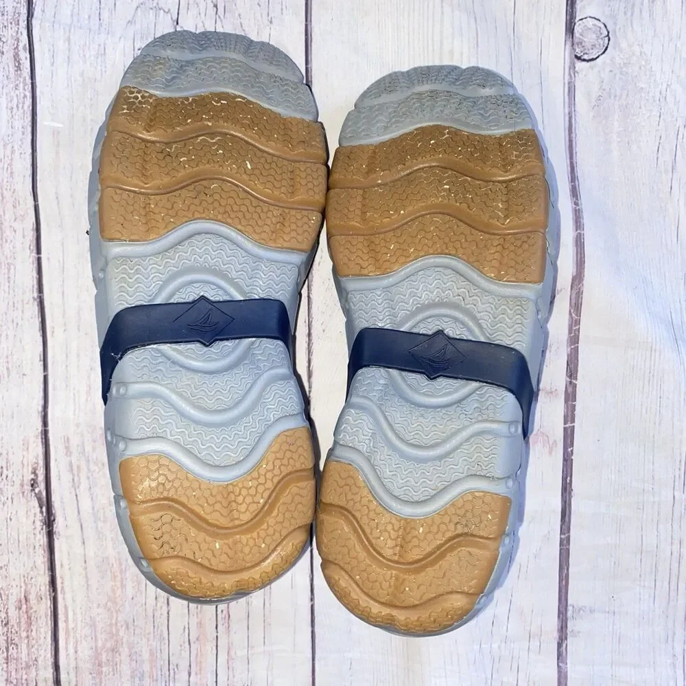 Sperry Water Shoes Slip On Gray Mens 10 Boat Beach EVA